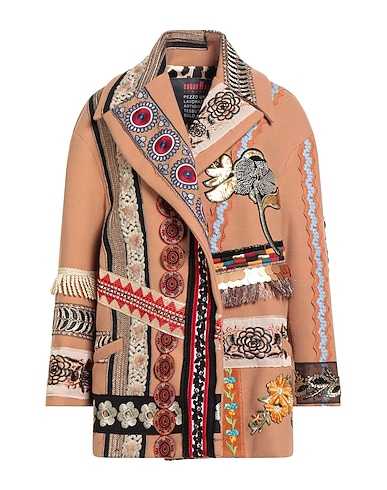 CABAN ROMANTIC Coat Camel 100% Polyester