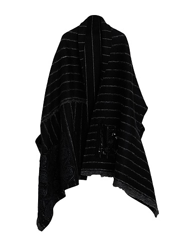 ERMANNO GALLAMINI Cape Black 100% Wool