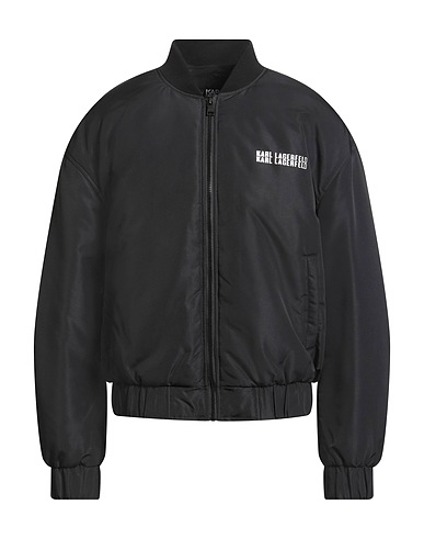 KARL LAGERFELD Bomber Black 100% Polyester