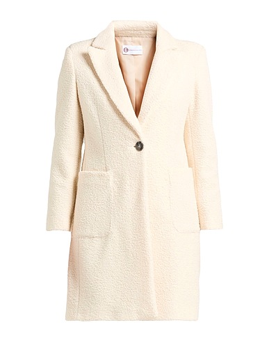 DIANA GALLESI Coat Cream 100% Polyester