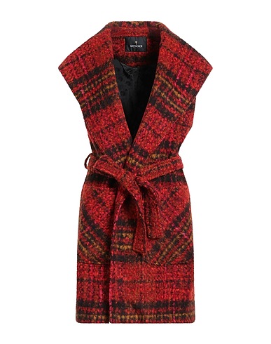 LENOCI Coat Red 33% Cotton, 30% Acrylic, 16% Virgin Wool, 15% Alpaca wool, 6% Textile fibres