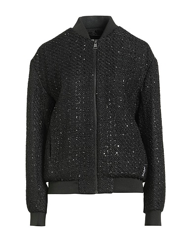 KARL LAGERFELD Bomber Black 100% Polyester
