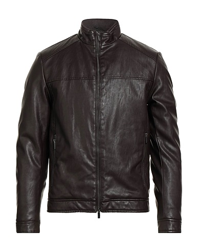 HAMAKI-HO Jacket Dark brown 60% Viscose, 40% Polyurethane