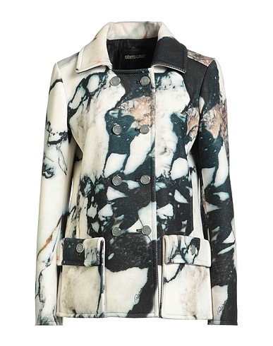 ROBERTO CAVALLI Double breasted pea coat Dark green 100% Polyester
