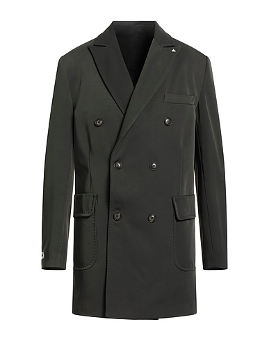 BERNA Double breasted pea coat 94% Polyester, 6% Elastane