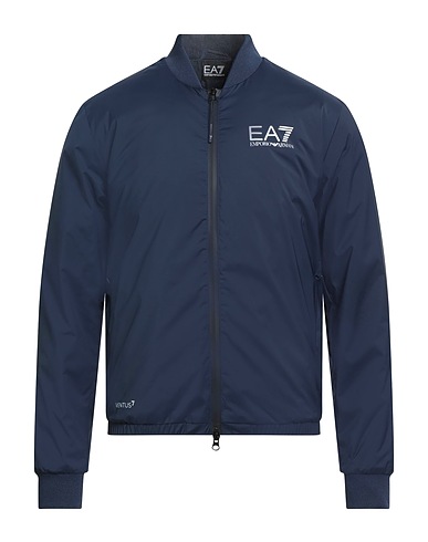 EA7 Jacket Navy 92% Polyester, 8% Elastane