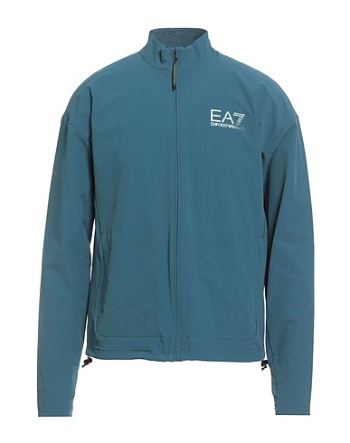 EA7 Jacket Deep teal 89% Polyamide, 11% Elastane, Polyester