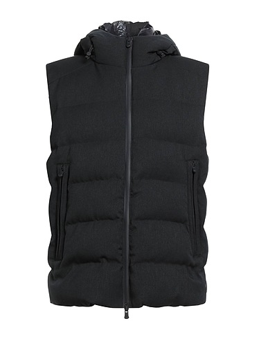 PEOPLE OF SHIBUYA Weste Schwarz 100% Polyester