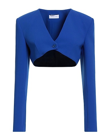 PATRIZIA PEPE Jacket Bright blue 89% Polyester, 11% Elastane