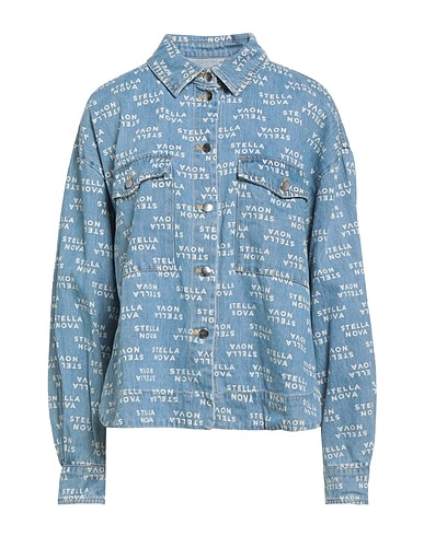 STELLA NOVA Denim shirt Blue 100% Cotton