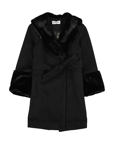 ODI ET AMO Coat Black 92% Polyester, 8% Viscose
