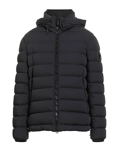 PEUTEREY Shell jacket Black 84% Polyamide, 16% Elastane