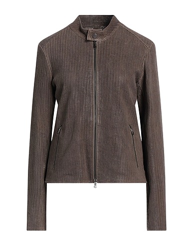 STREET LEATHERS Biker jacket Khaki 100% Leather