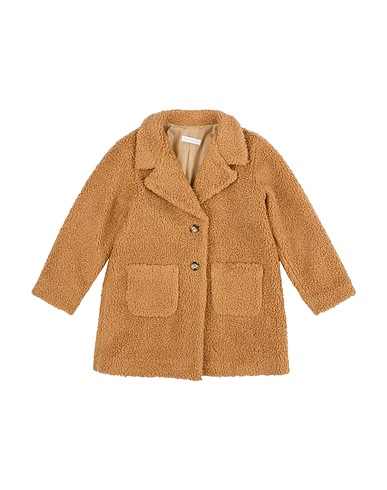 MEILISA BAI Teddy Coat Camel 100% Polyester