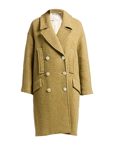 TELA Coat Sage green 90% Virgin Wool, 10% Polyamide