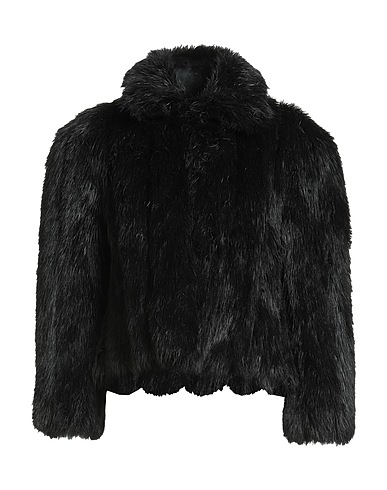 BALENCIAGA Teddy Coat Black 100% Polyester