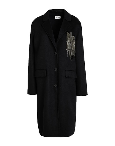 P.A.R.O.S.H. Coat Black 100% Wool