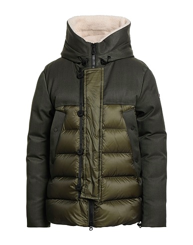 PEUTEREY Shell jacket Military green 60% Wool, 40% Polyamide