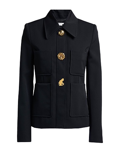 STELLA McCARTNEY Jacket Black 52% Viscose, 48% Cotton