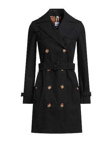 BURBERRY Double breasted pea coat Black 100% Cotton
