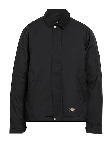DICKIES Jacket Black 100% Polyester, Cotton, Elastane