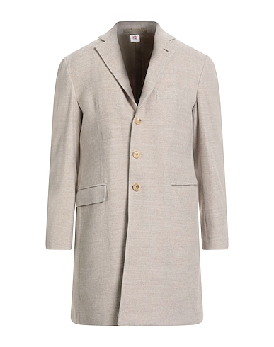 LUIGI BORRELLI NAPOLI Coat Beige 100% Virgin Wool