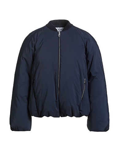 LOEWE Bomber Navy blue 60% Cotton, 40% Polyamide