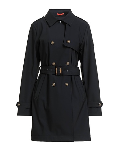 DEKKER Double breasted pea coat Black 75% Polyamide, 25% Elastane