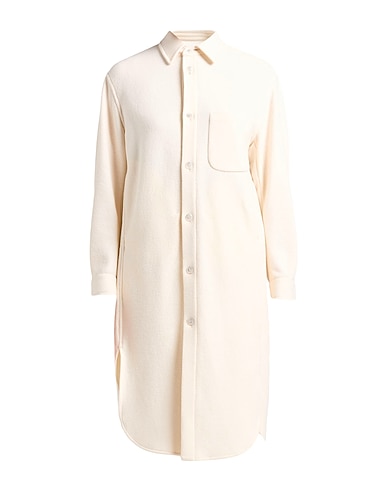 HEVÒ Coat Cream 100% Virgin Wool