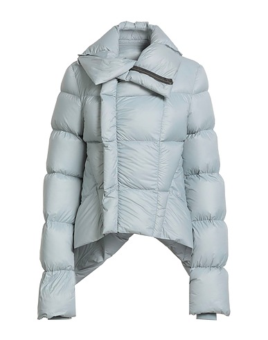 RICK OWENS Shell jacket Sky blue 100% Polyamide, Virgin Wool
