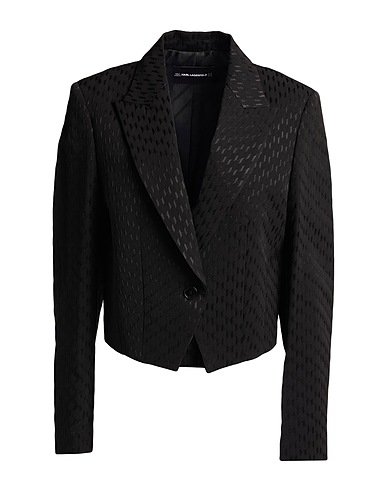 KARL LAGERFELD Giacca Nero 52% Acetato, 25% Poliammide, 23% Viscosa