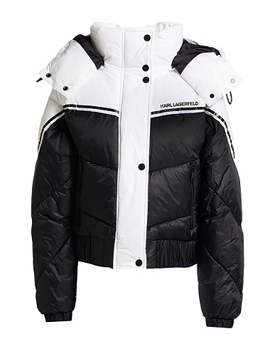 KARL LAGERFELD Shell jacket White 100% Polyamide