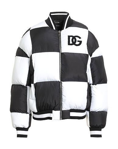 DOLCE&GABBANA Shell jacket Black 100% Polyester, Wool, Acrylic, Cotton, Elastane