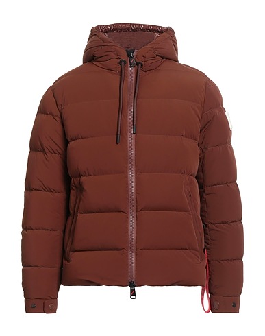 AFTERLABEL Shell jacket Brown 82% Polyamide, 18% Elastane