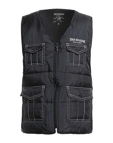 TRUE RELIGION 베스트 블랙 100% 폴리에스테르