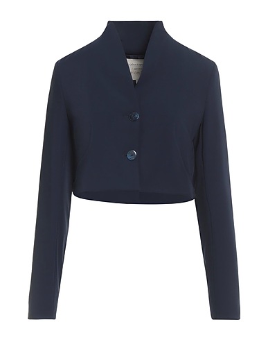 ALESSIA SANTI Jacket Midnight blue 74% Polyester, 19% Viscose, 7% Elastane