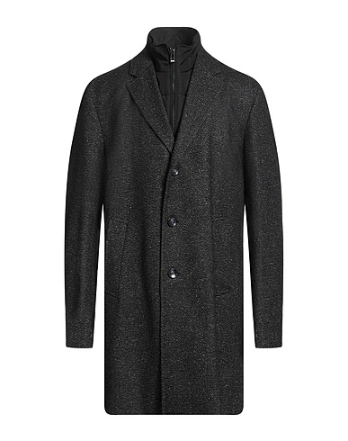 BOSS Coat Charcoal 49% Wool, 23% Viscose, 13% Polyester, 10% Polyamide, 5% Other Fibres