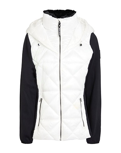 DKNY Shell jacket SPORT White 56% Polyester, 44% Nylon, Elastane