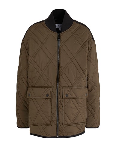 DKNY Shell jacket Military green 100% Polyester