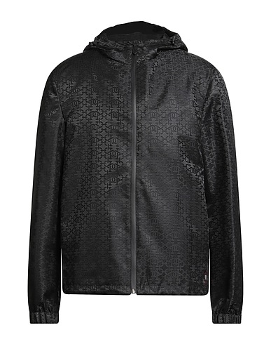BALLY Jacket Black 100% Recycled polyester, Lambskin