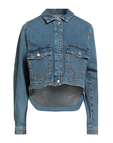 MOSCHINO JEANS Denim jacket Blue 100% Cotton