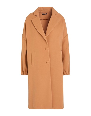 CRISTINAEFFE Coat Camel 80% Polyester, 15% Acrylic, 5% Other Fibres