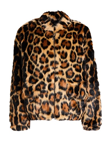 LIVIANA CONTI Teddy Coat Sabbia 100% Acrilico, Poliestere