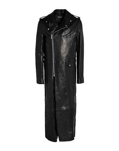 ANN DEMEULEMEESTER Lederjacke Schwarz 100% Leder
