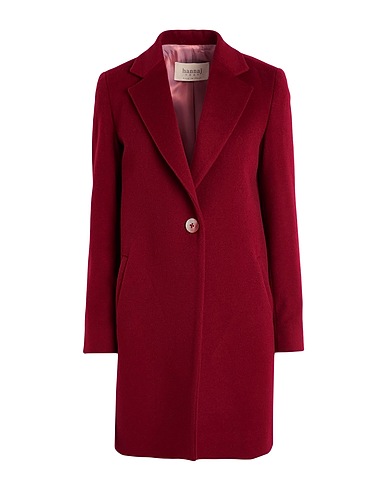 HANNAJ COAT Coat Burgundy 90% Virgin Wool, 10% Polyamide