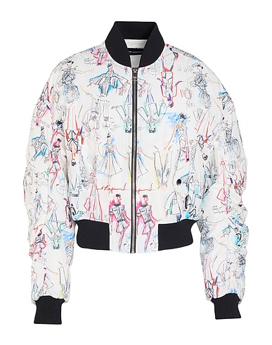 KARL LAGERFELD Bomber White 100% Polyester