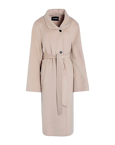 KARL LAGERFELD Coat Camel 65% Wool, 35% Polyester