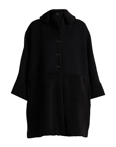 HIGH Coat TECH Black 50% Wool, 50% Polyester
