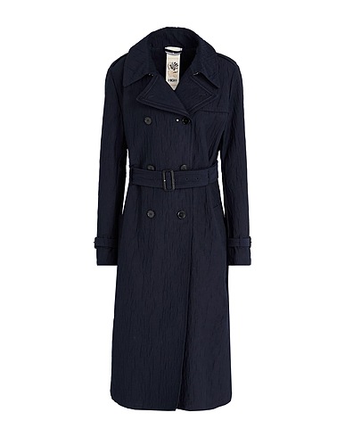 HIGH Double breasted pea coat Bright blue 84% Cotton, 16% Nylon