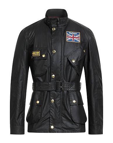 BARBOUR Jacke Schwarz 100% Baumwolle, Polyester